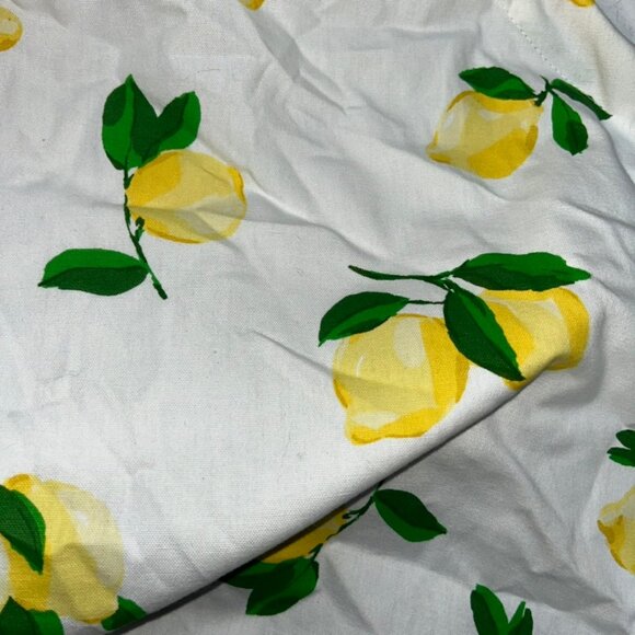 kate spade new york NEW yellow lemons print apron with measurements on inside - Picture 4 of 5
